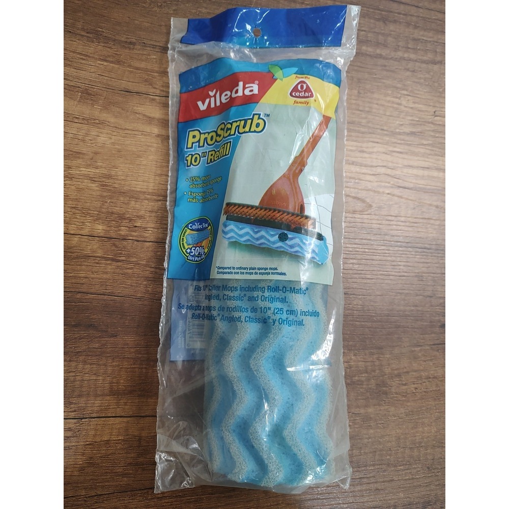 O-Cedar ProScrub Roller Mop Refill Wave Sponge Sealed Discontinued NOS A17